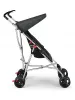 Carrinho Guarda Chuva Multikids Baby Pocket Preto Com Chassi De Cor Prateado ATÉ 12KG