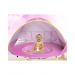 ALUGUEL - ROSA. Barraca De Praia Bebê, Pop Up Portátil Abrigo Solar Com Piscina, 50 + Proteção UV UPF &amp - ROSA