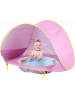 ALUGUEL - ROSA. Barraca De Praia Bebê, Pop Up Portátil Abrigo Solar Com Piscina, 50 + Proteção UV UPF &amp - ROSA