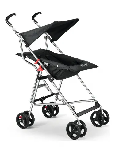 Carrinho De Bebê Guarda-chuva Pocket Preto - Multikids Baby