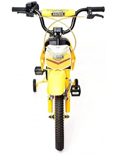 1 - Bike Moto Cross Amarela Aro 16